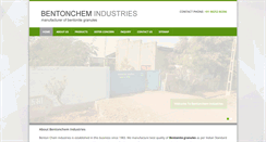 Desktop Screenshot of bentonchemindustries.com