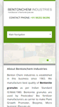 Mobile Screenshot of bentonchemindustries.com